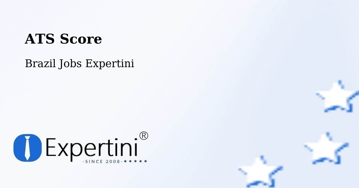 Resume ATS Score & Job Description Match Tool – Codó - Brazil Jobs Expertini