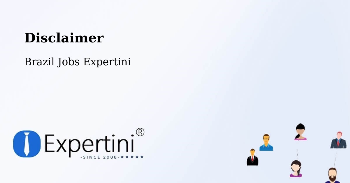 Disclaimer – Codó - Brazil Jobs Expertini