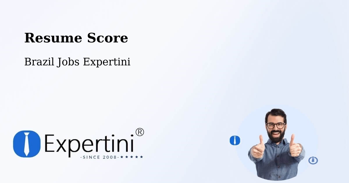 Resume Score & Job Description Match Tool – Codó - Brazil Jobs Expertini
